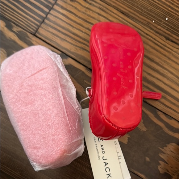 Janie and Jack Red Kids Shoes - Picture 2 of 2